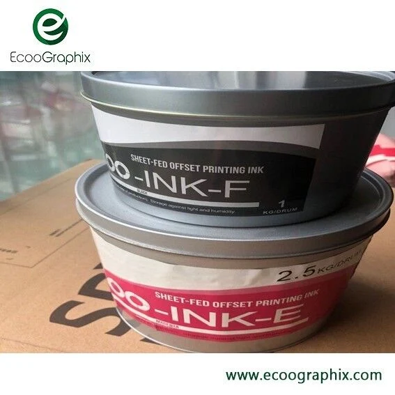 2.5kgs Solvent Pigment Oil Based Offset Sheetfed UV Printing Inks