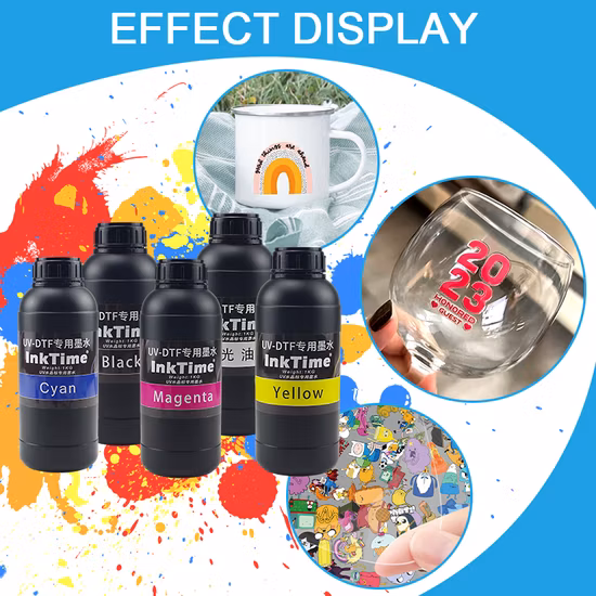 Quelle Hersteller L000ml Flachbett-UV-Pigmenttinte UV-Druckertinte